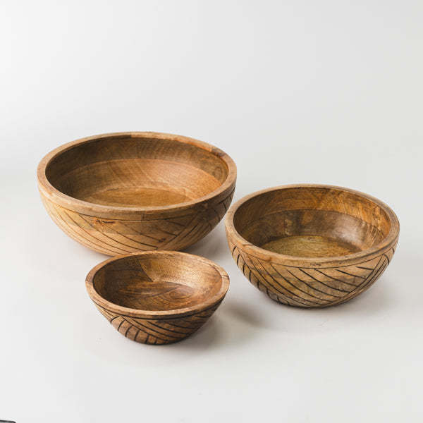 Mela Artisans EarthLines Handcrafted Nested Bowls Mela Artisans EarthLines Handcrafted Nested Bowls