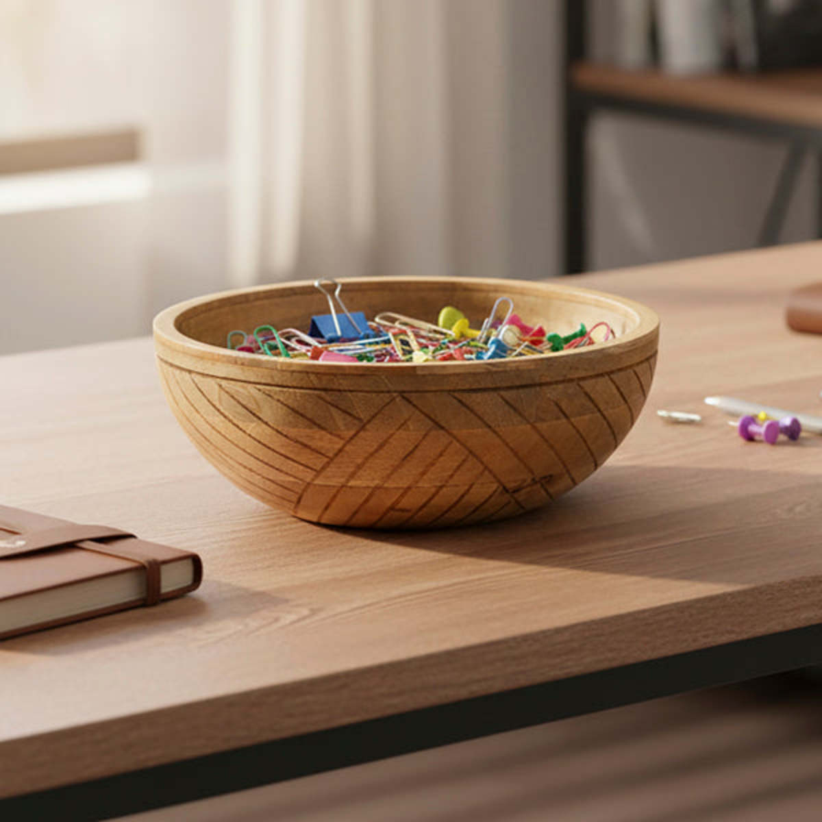 Mela Artisans EarthLines Handcrafted Nested Bowls - Image 3 of 10