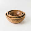 Mela Artisans EarthLines Handcrafted Nested Bowls - Thumbnail 4