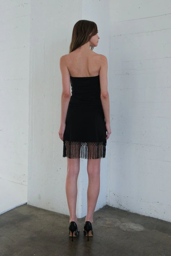 Geel Aria Tassel Skort