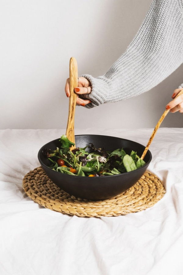 Gharyan Stoneware Salad Essential Serving Set