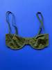 Haight Adjustable Vintage Underwire Bikini Top - Olive Green - Thumbnail 1