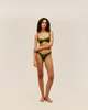 Haight Adjustable Vintage Underwire Bikini Top - Olive Green - Thumbnail 2