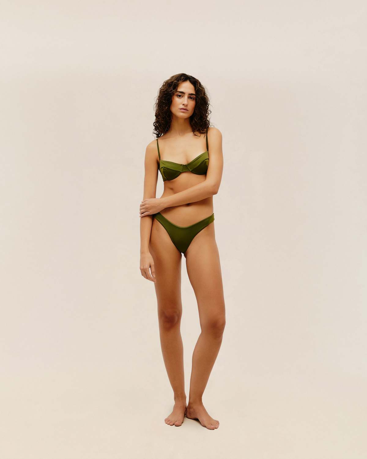 Haight Leila Bikini Bottom - Olive Green - Image 2 of 3