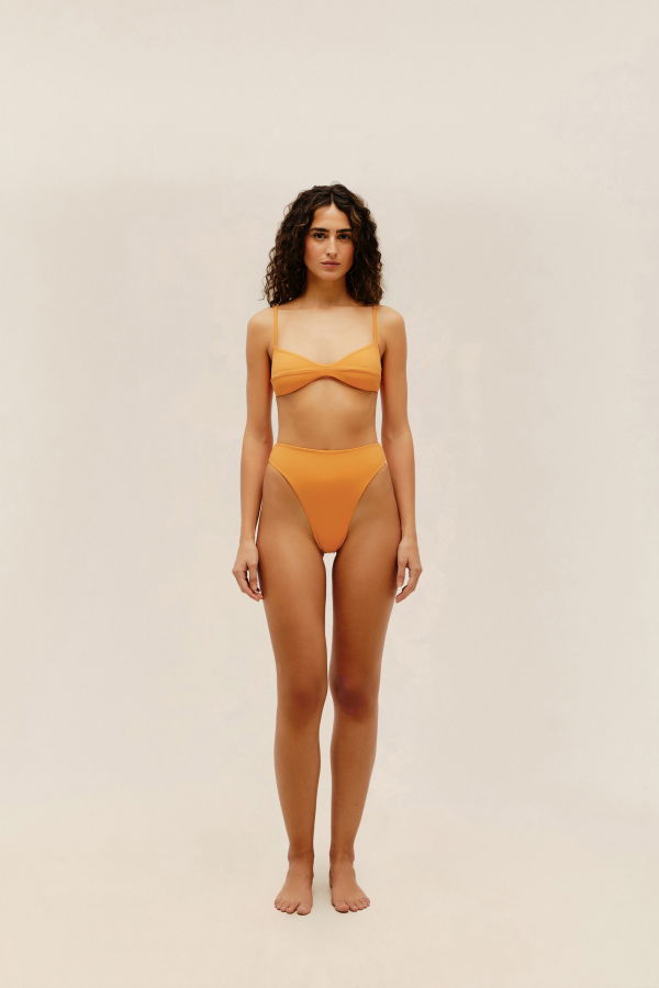 Haight Monica Bikini Top - Mandarina Laranja
