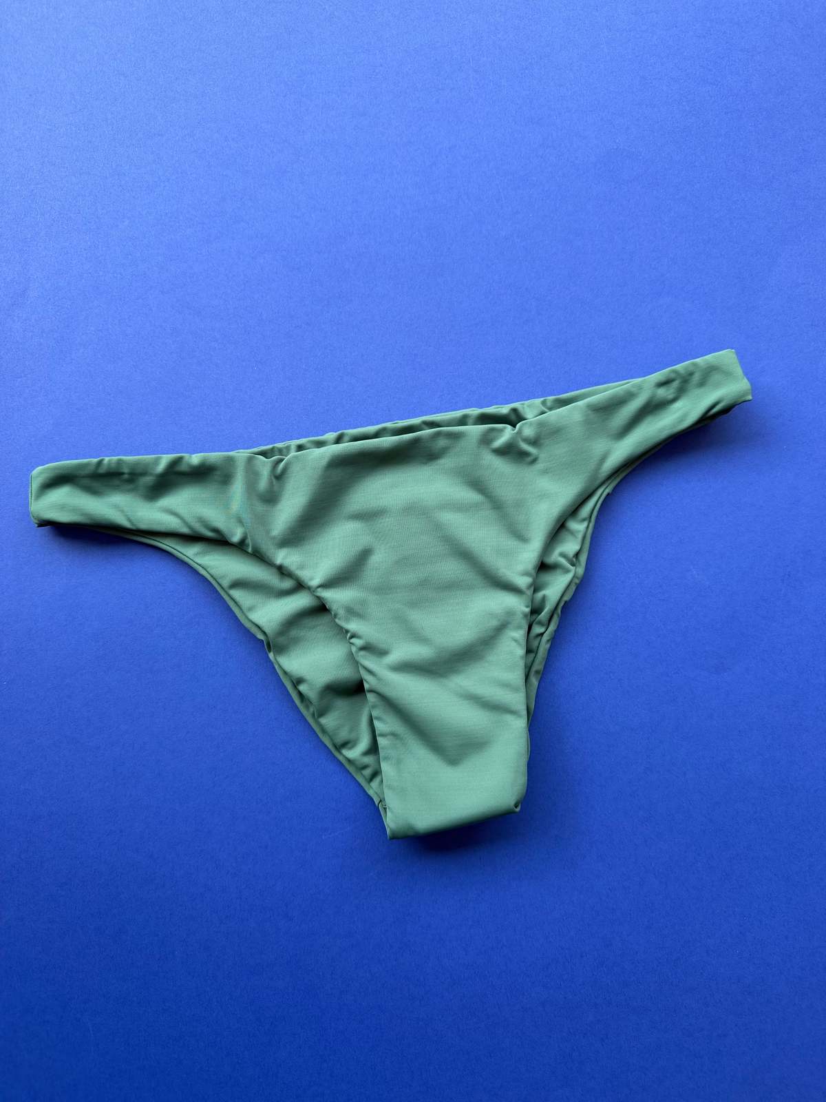 Haight Thin Basic Low Bikini Bottom - Seaweed Green - Image 1 of 3