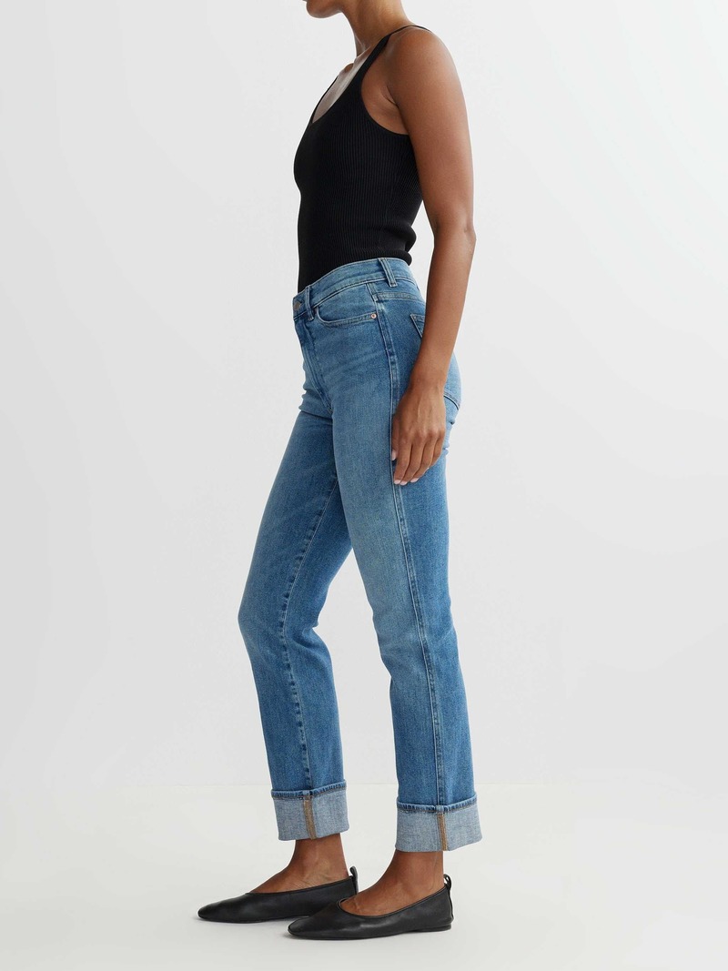 DL 1961 Scoop Neck Tank Instasculpt Rib