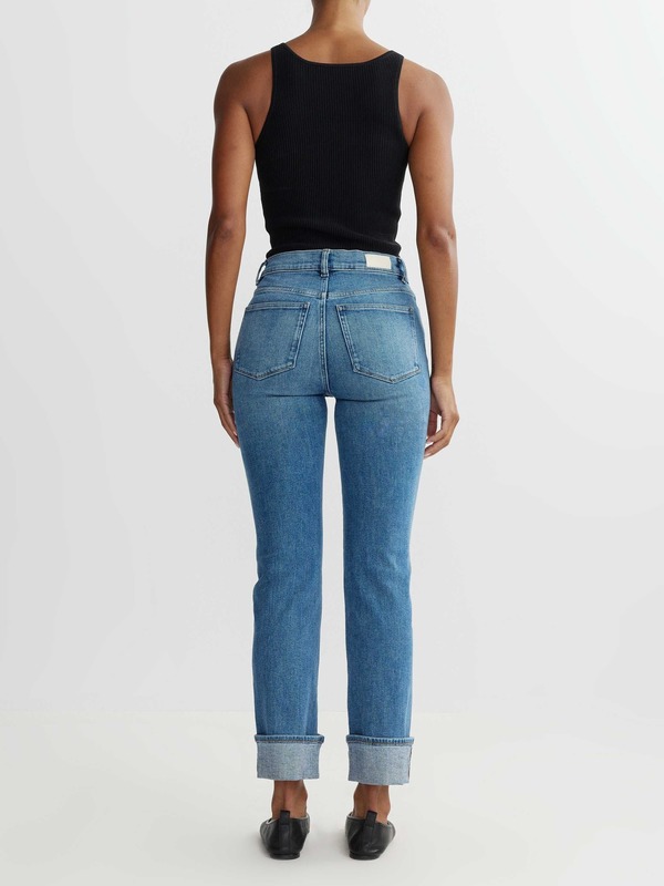 DL 1961 Scoop Neck Tank Instasculpt Rib