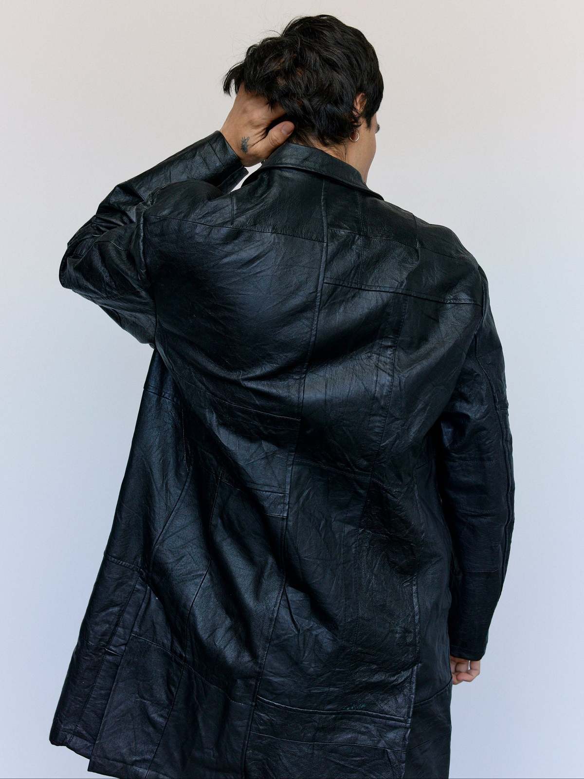 Old Park Leather Chesterfield Jacket - Image 4 of 12