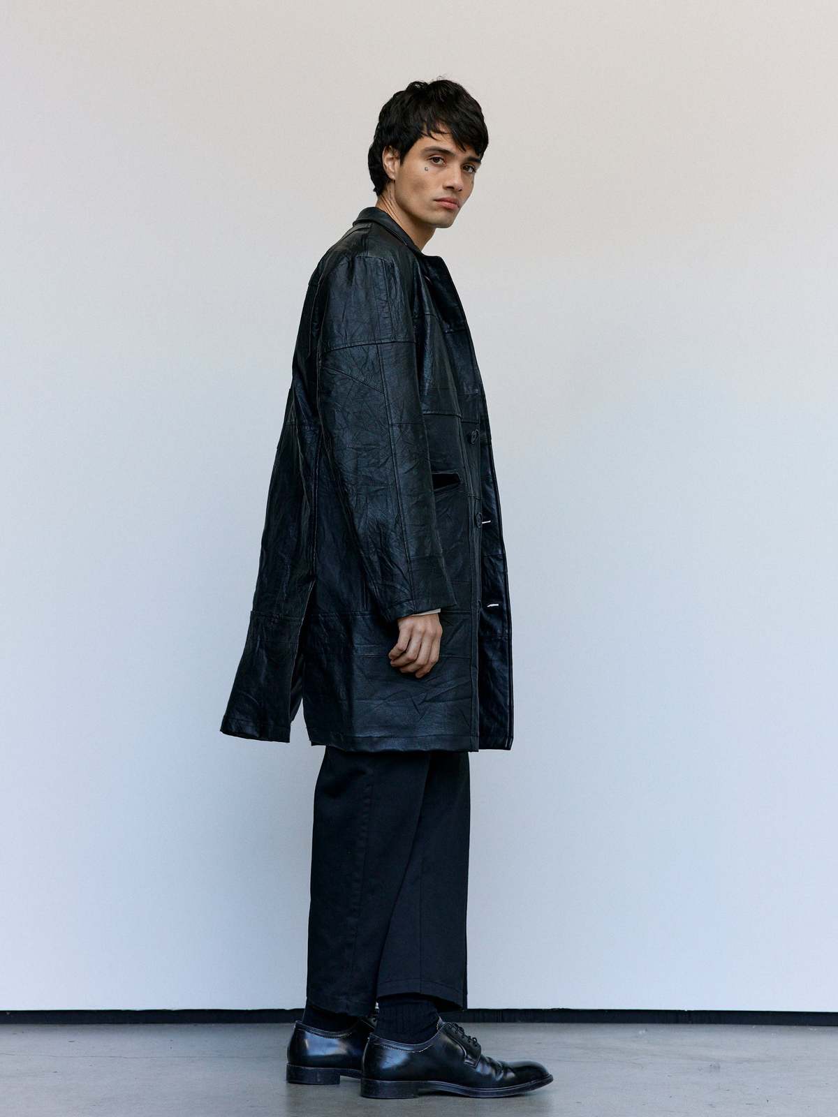 Old Park Leather Chesterfield Jacket - Image 7 of 12