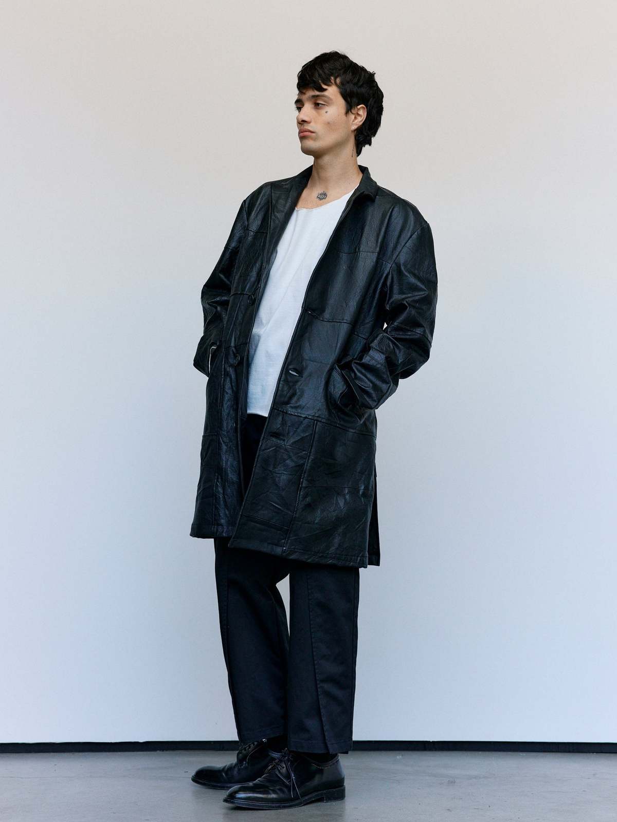 Old Park Leather Chesterfield Jacket - Image 8 of 12