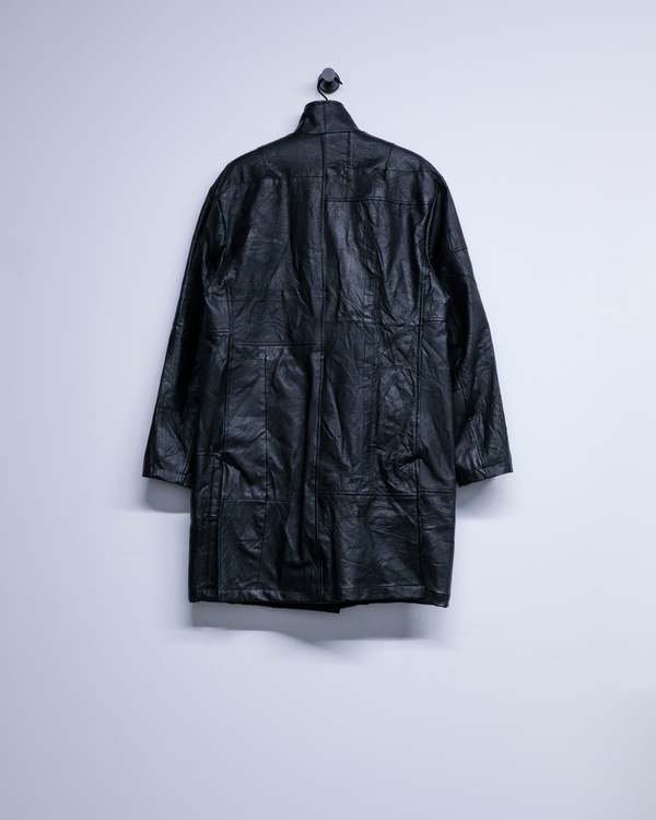 Old Park Leather Chesterfield Jacket