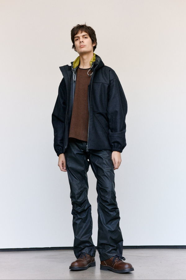 GR10K Brood Grey Panno Hoodie Jacket