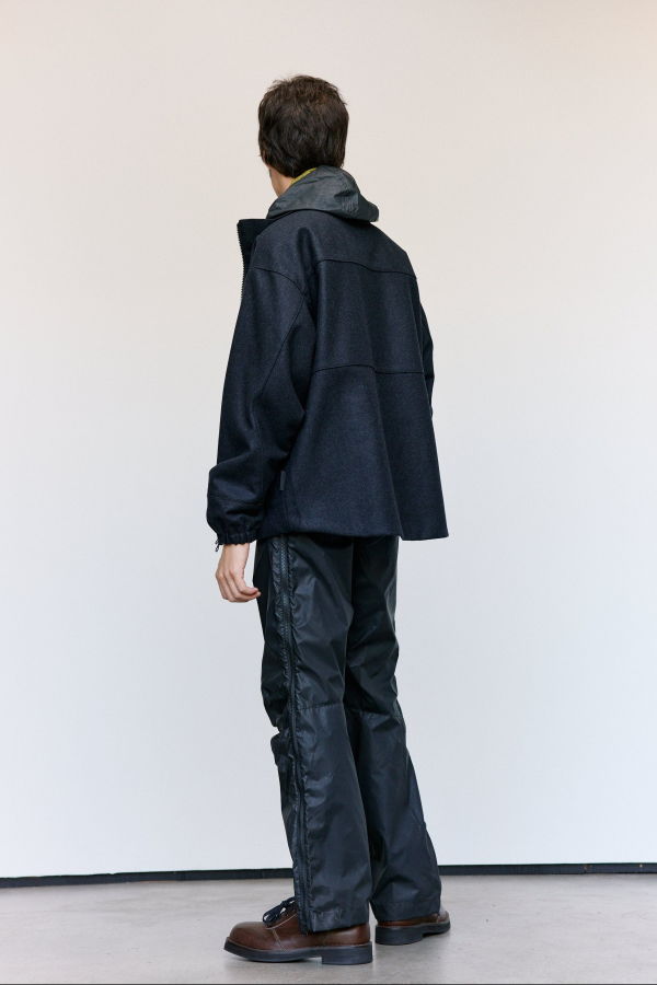 GR10K Brood Grey Panno Hoodie Jacket