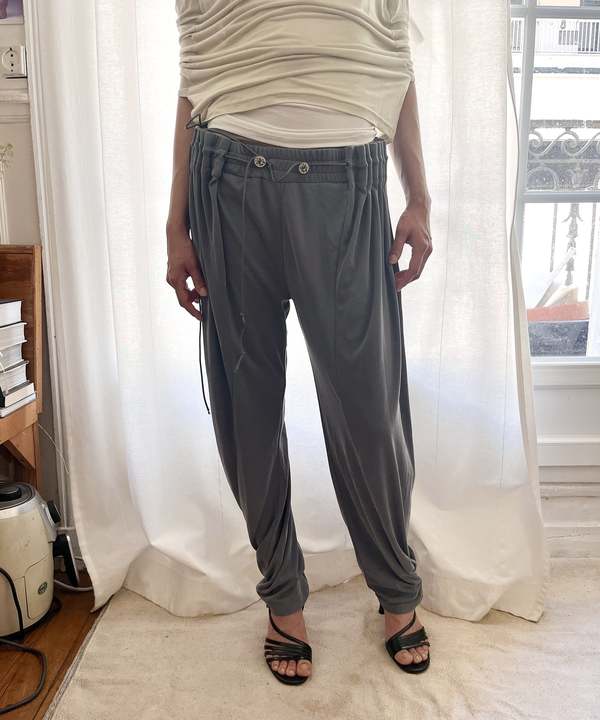 Ulika Sanctus Curtain Jogger Pants - Washed Blue