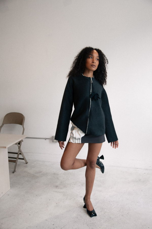 ULIKA SANCTUS Curtain Mini Skirt