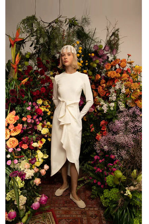 Kika Vargas Genzebe Dress - Ivory