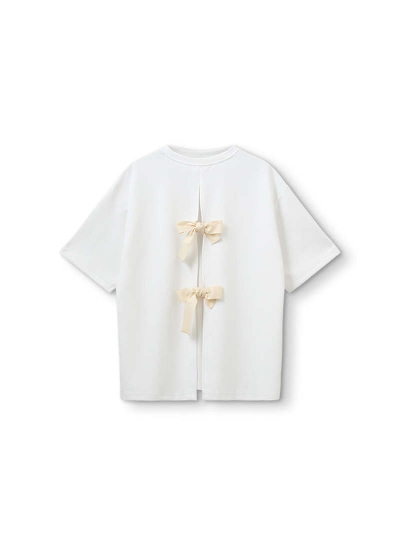 The Garment TG Bow Tee - White