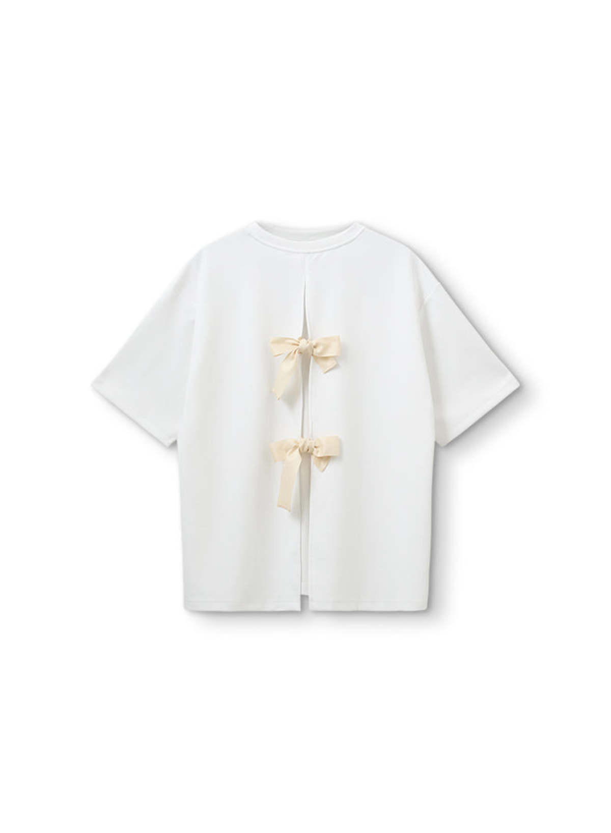 The Garment TG Bow Tee - White - Image 4 of 5