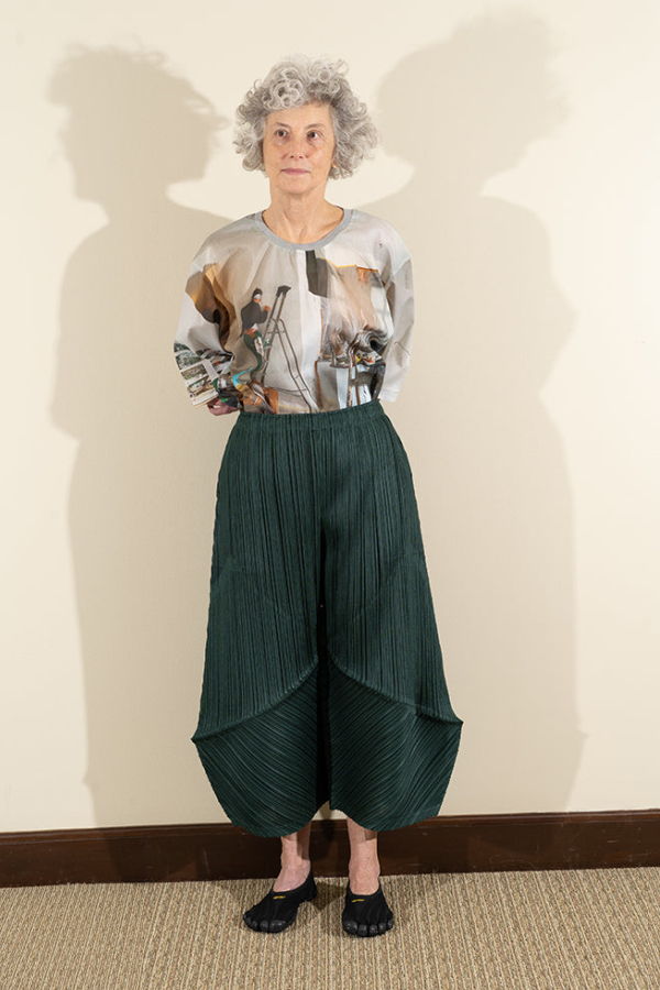 Issey Miyake Multipleat Thicker Bottom Trousers - Dark Green