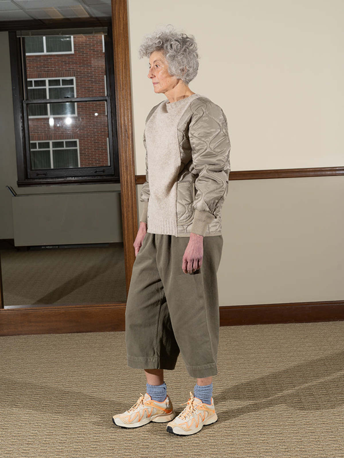 Lauren Manoogian Washed Crop Trouser - Fatigue - Image 2 of 5