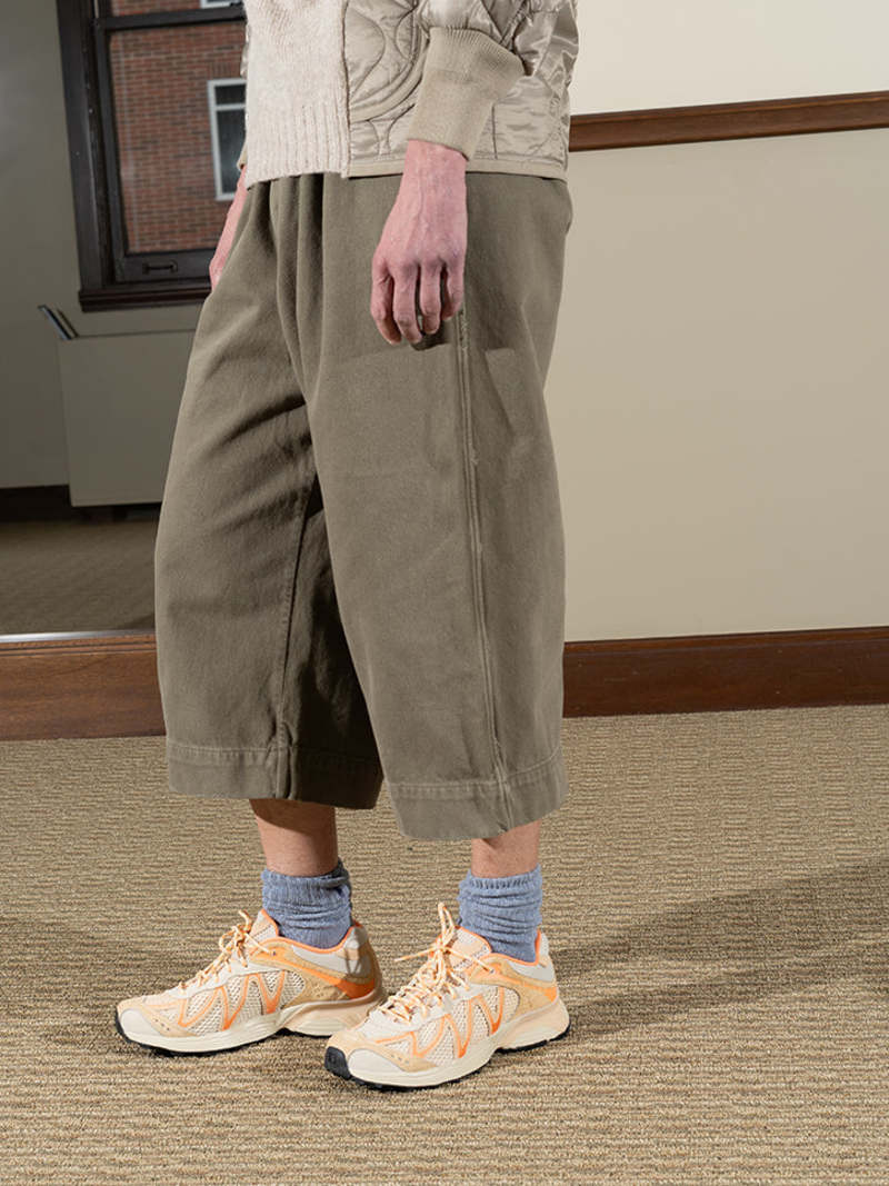 Lauren Manoogian Washed Crop Trouser - Fatigue