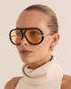 Banbé Eyewear The Harley Sunglasses - Black/Yellow - Thumbnail 2