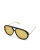 Banbé Eyewear The Harley Sunglasses - Black/Yellow - Thumbnail 5