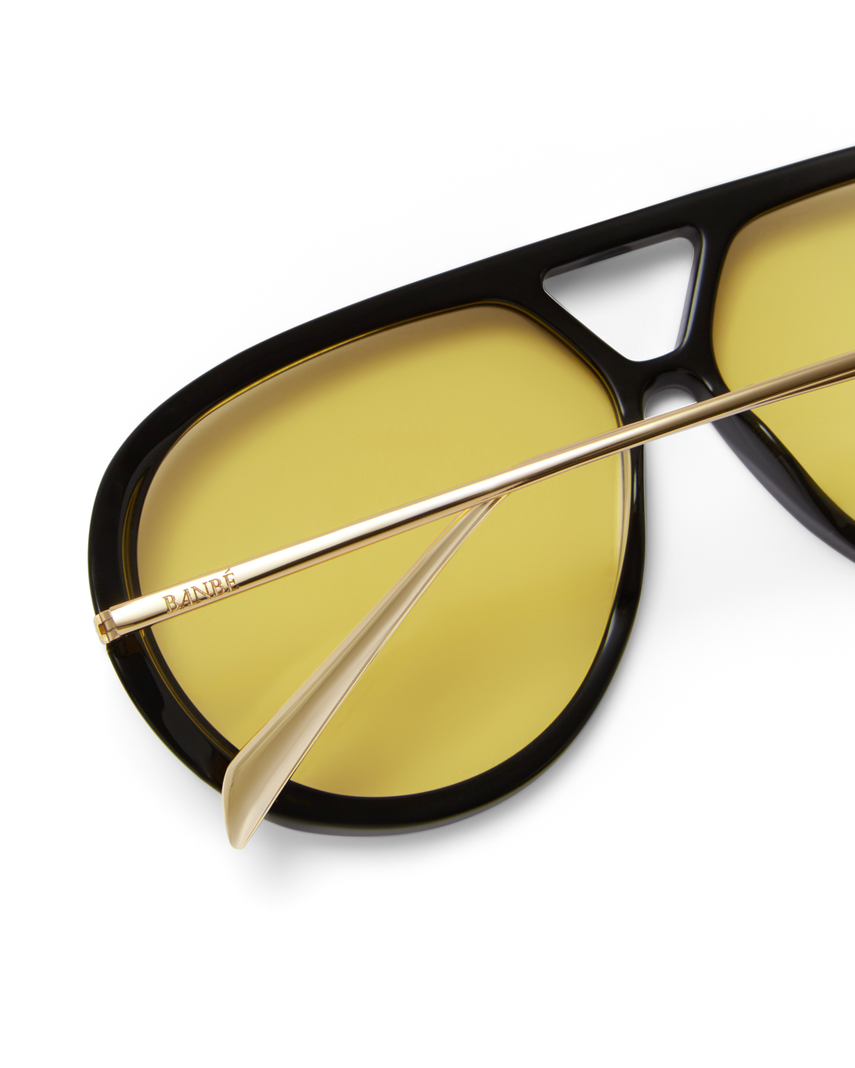 Banbé Eyewear The Harley Sunglasses - Black/Yellow - Image 7 of 7
