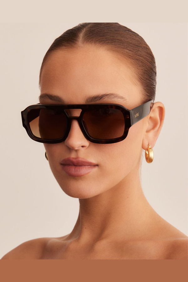 Banbé Eyewear The Suki Sunglasses - Dark Havana Tortoise