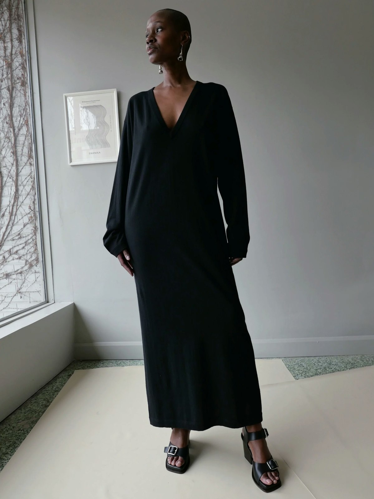 Extreme Cashmere N°480 Invite Dress - Raven - Image 1 of 6