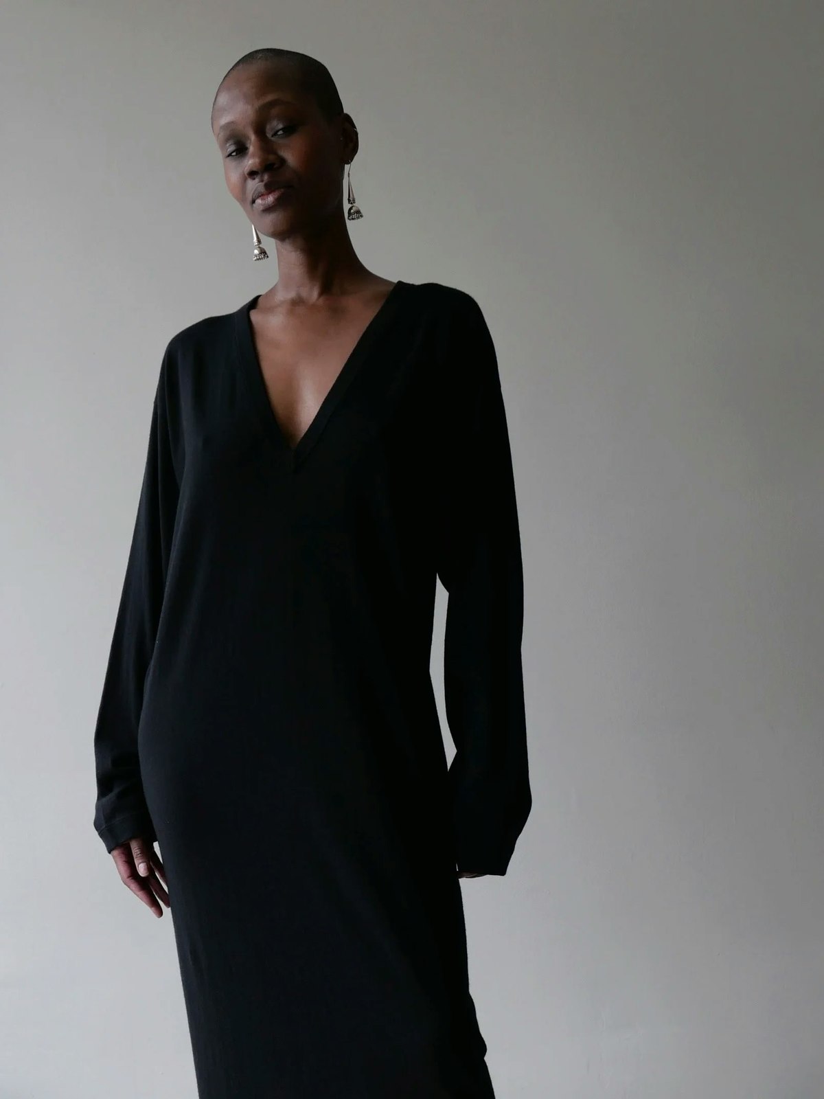 Extreme Cashmere N°480 Invite Dress - Raven - Image 5 of 6