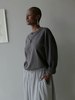 Extreme Cashmere N°407 Fatou Henley T-Shirt - Mud - Thumbnail 3
