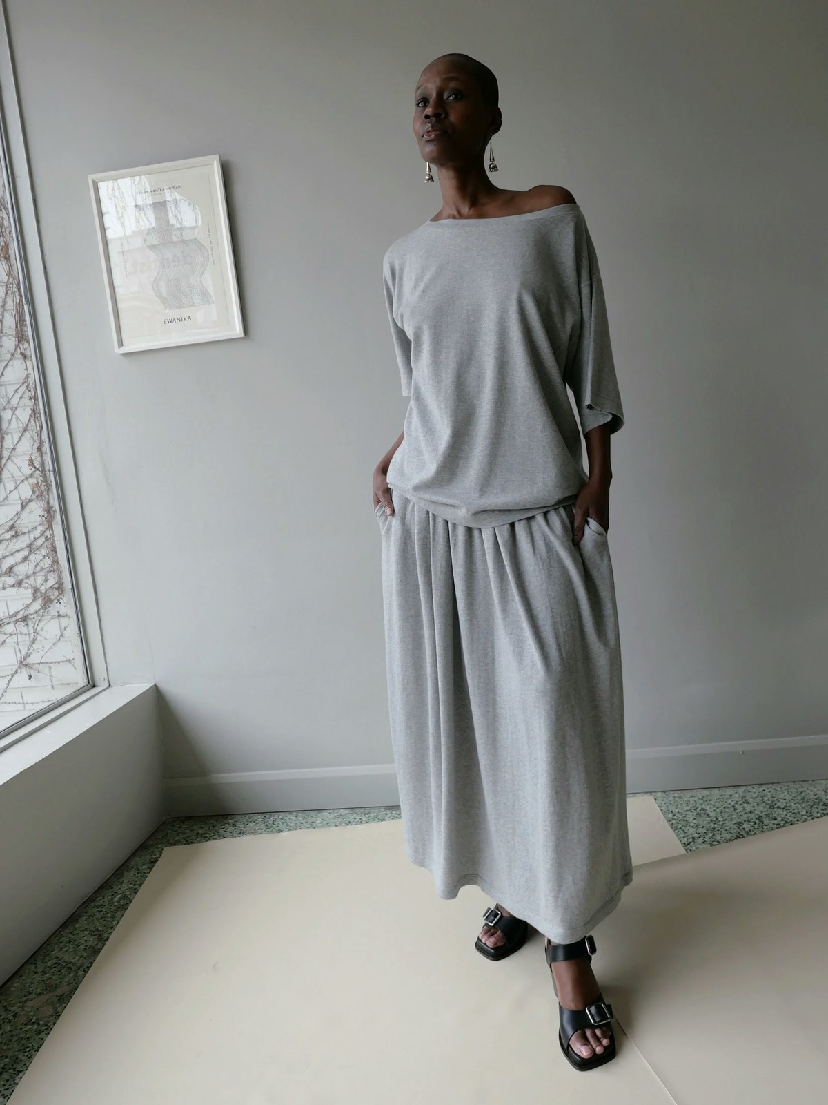 Extreme Cashmere N°472 Collum Top - Grey - Image 1 of 4