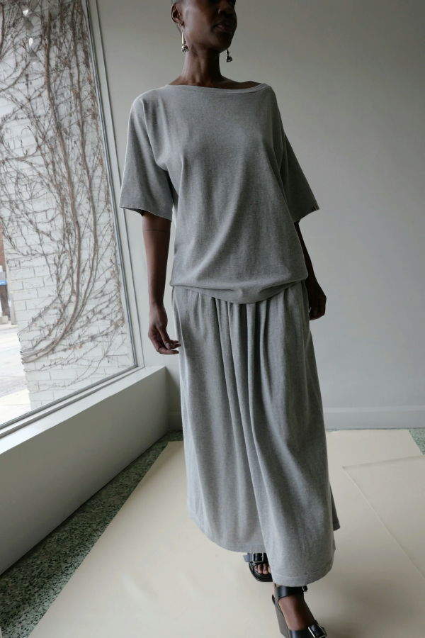 Extreme Cashmere N°403 Mary Short Skirt - Grey