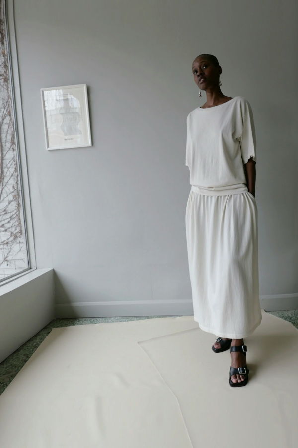 Extreme Cashmere N°472 Collum Top - Bone