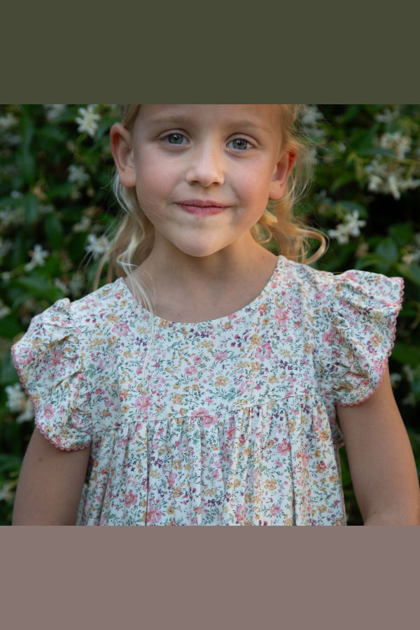 KIDS Beet World Girls Hannah Dress with Flutter Sleeves