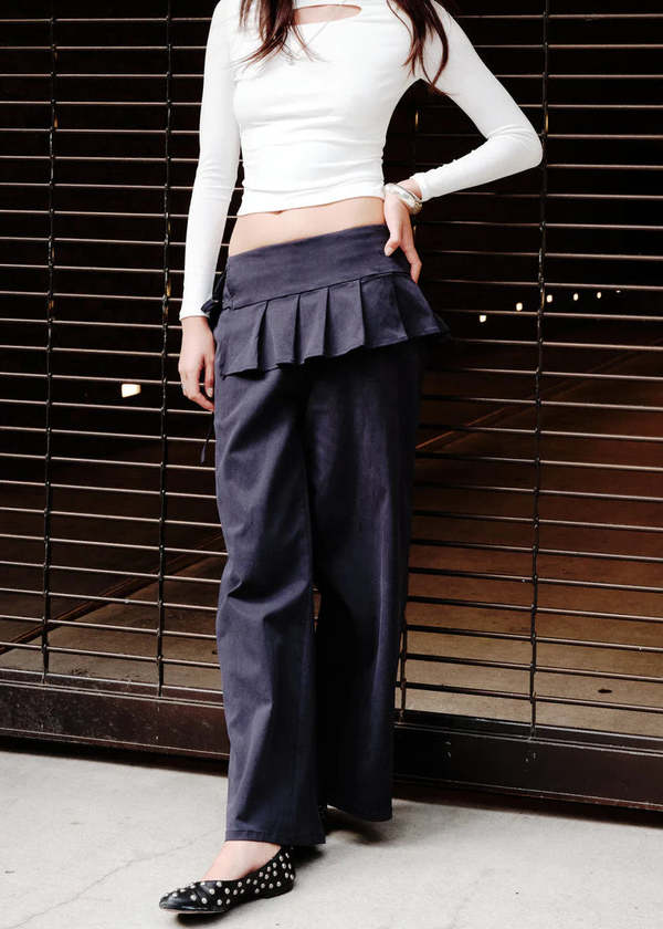 Woodrose Deli Flip Flap Trousers