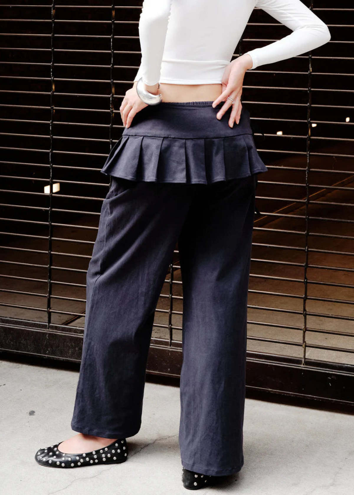 Woodrose Deli Flip Flap Trousers - Image 2 of 3