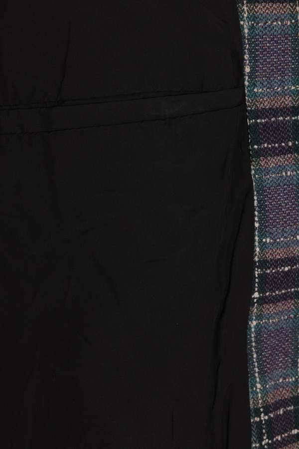 (Unattributed) 1980s1990s, broken plaid lounge jacket, nubby tweed, workshop production