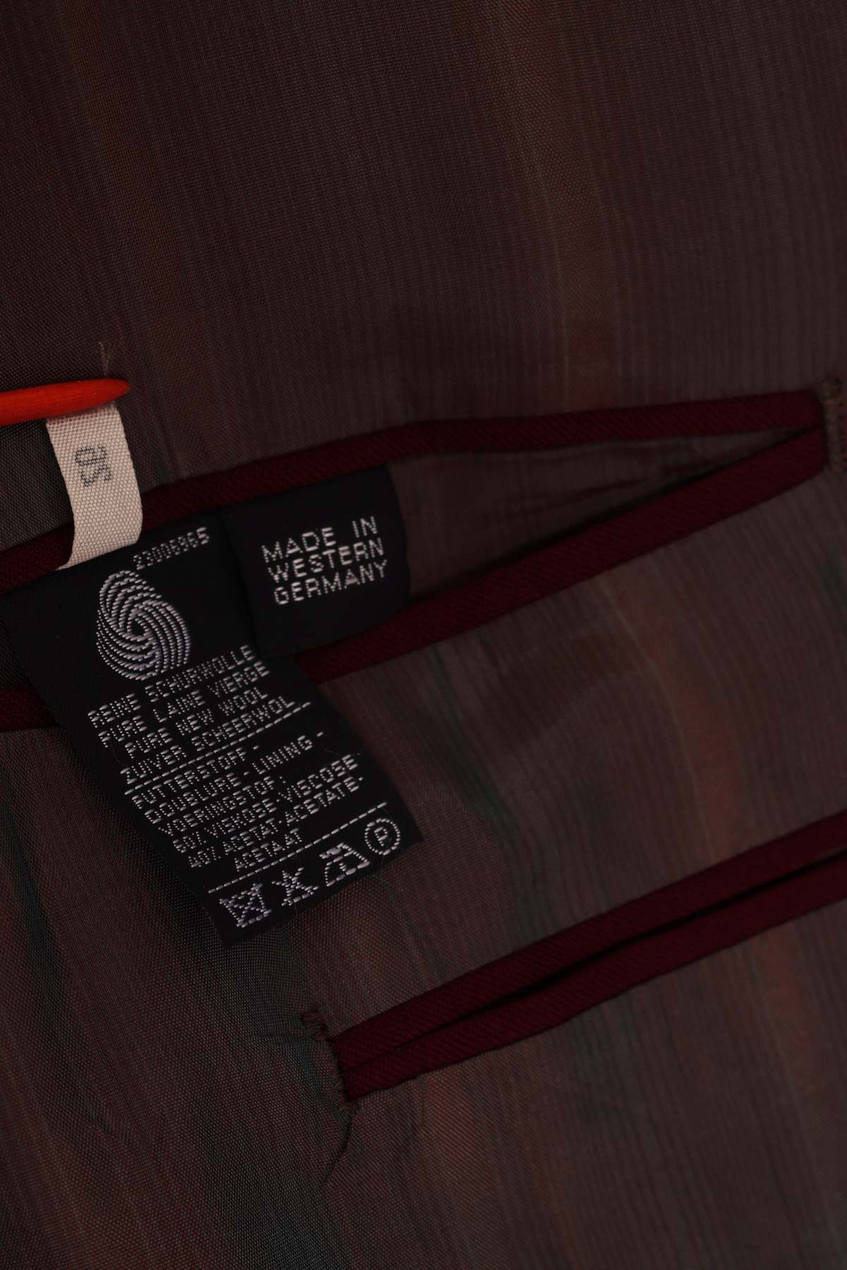 (Unattributed) Double-Breasted Blazer, Wool Shell, Late Cold War Period, West Germany - Image 7 of 7