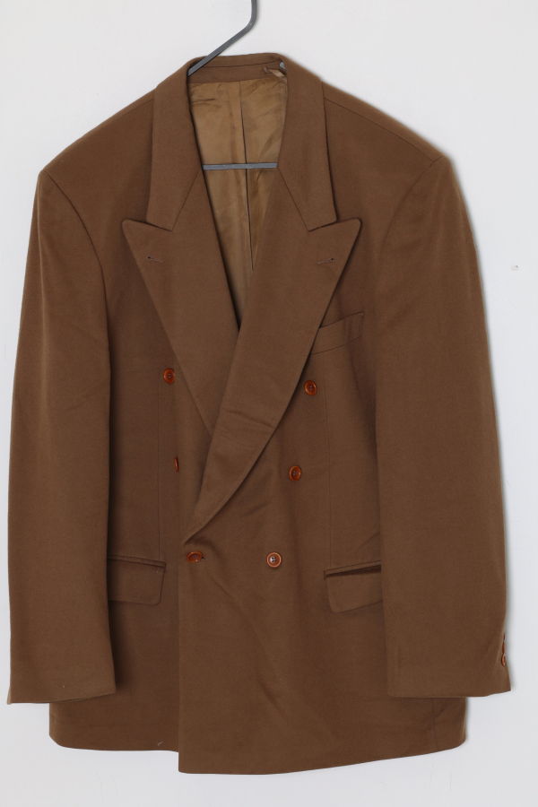 HUGO BOSS (Germany) Late 1990s, Loro Piana Cashmere-Enriched Wool, Double-Breasted, Hugo Boss