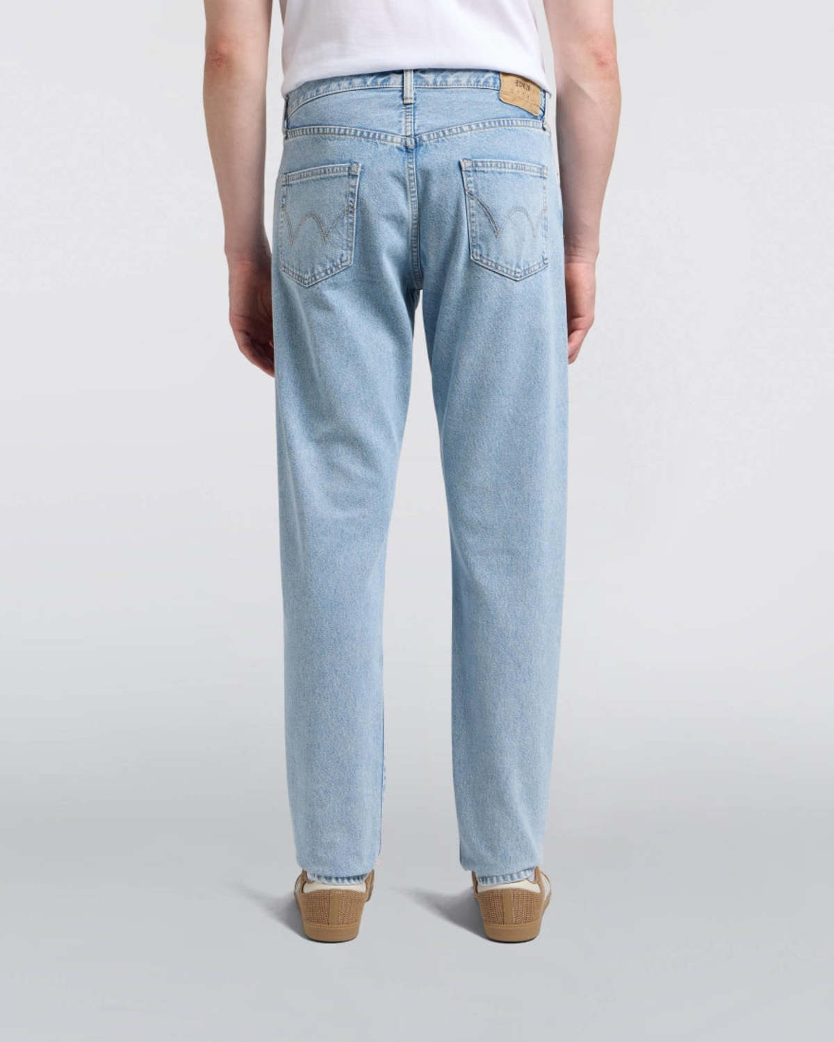 Edwin Regular Tapered Made in Japan Jeans - Blue Light Used - Image 8 of 8