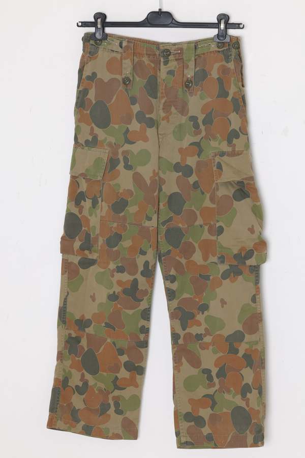 (Unattributed) 1970s1980s, Military-Issue, Auscam Spot Camouflage, Side Cargo, Combat