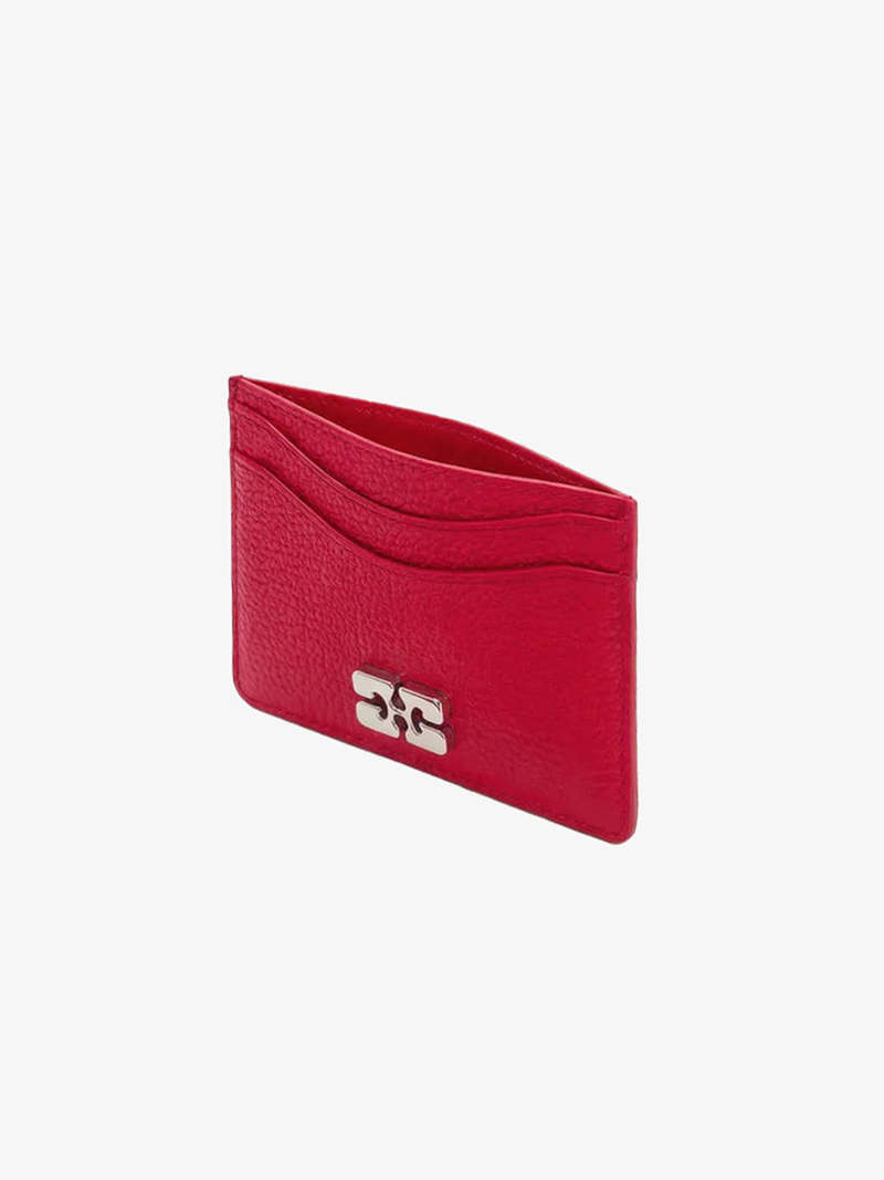 Ganni Bou Card Holder Grained