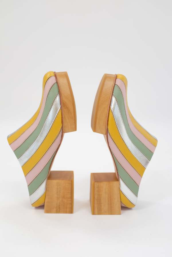 Beklina Matisse Platform Mules - Gaga