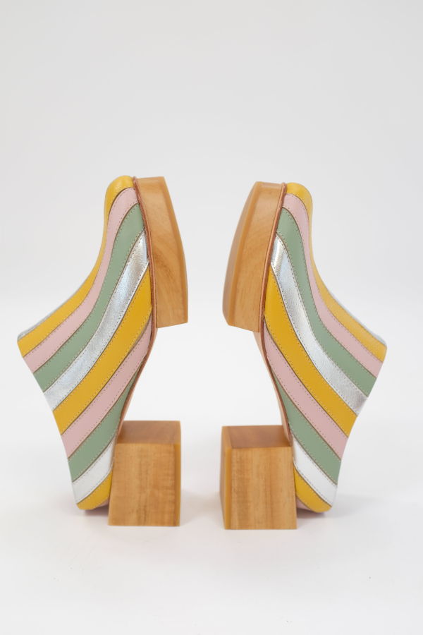 Beklina Matisse Platform Mules - Gaga
