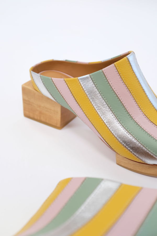 Beklina Matisse Platform Mules - Gaga