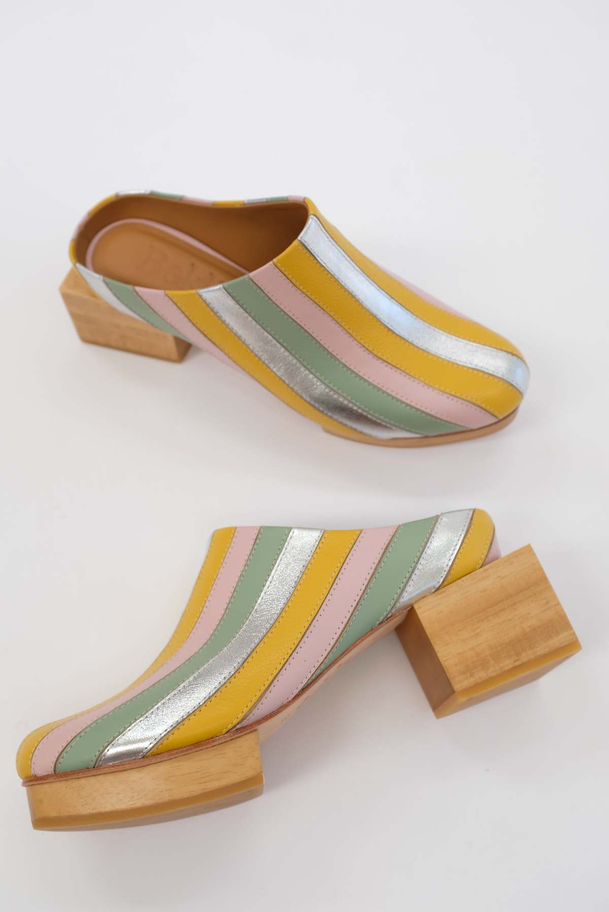 Beklina Matisse Platform Mules - Gaga - Image 4 of 5