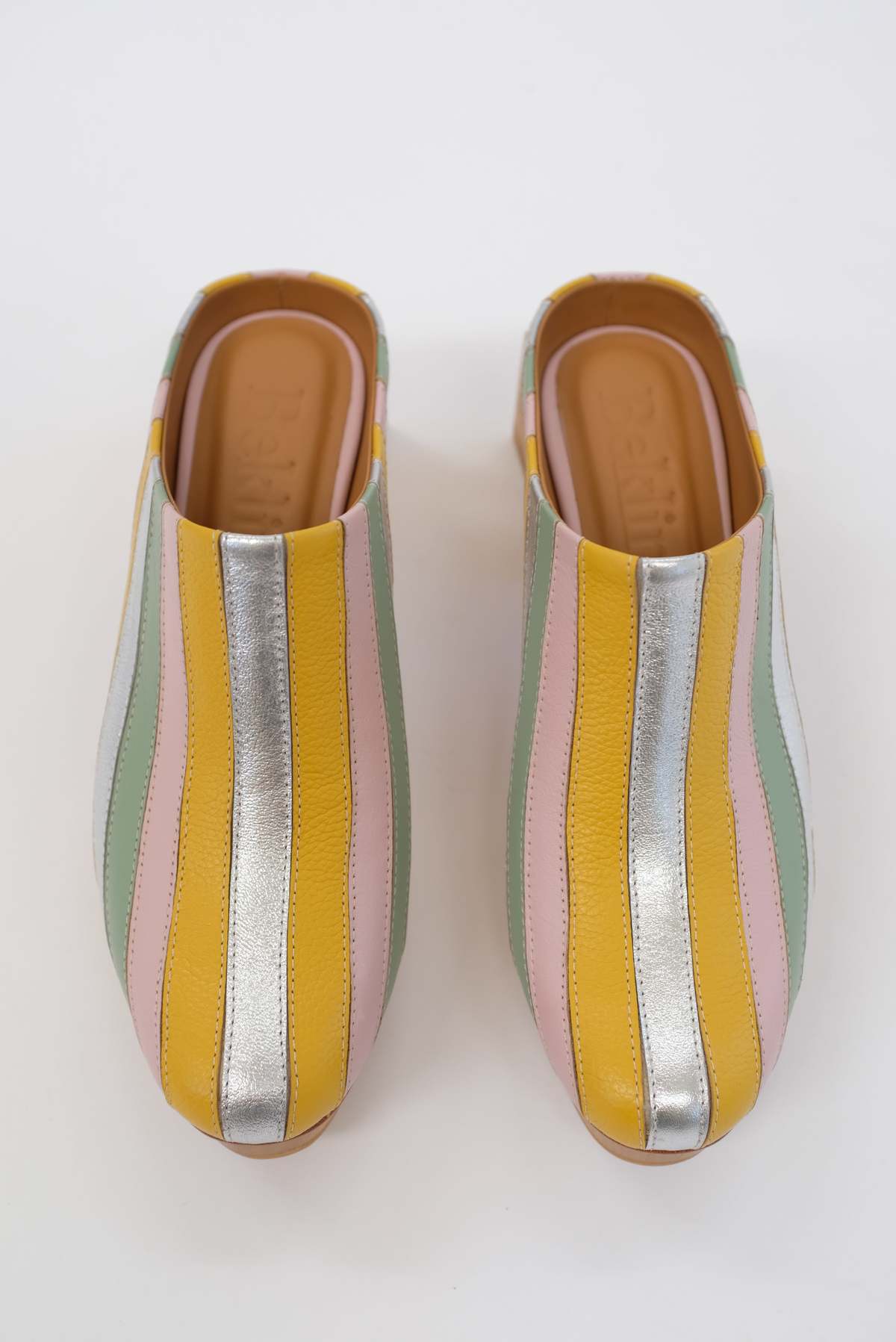 Beklina Matisse Platform Mules - Gaga - Image 5 of 5